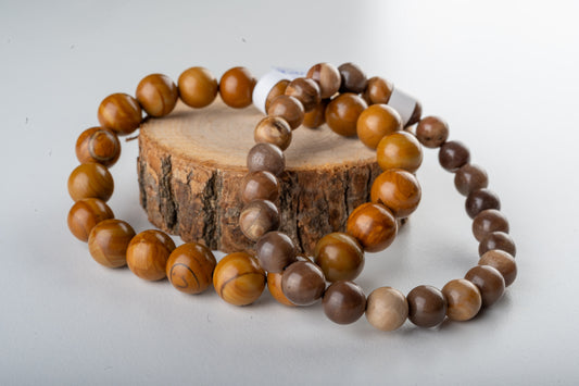 Bracelet en Bois Fossile - Solidité & stabilité