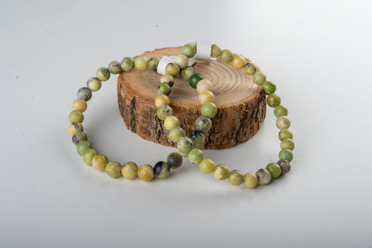 Bracelet Chrysoprase Citron - Optimisme & Joie