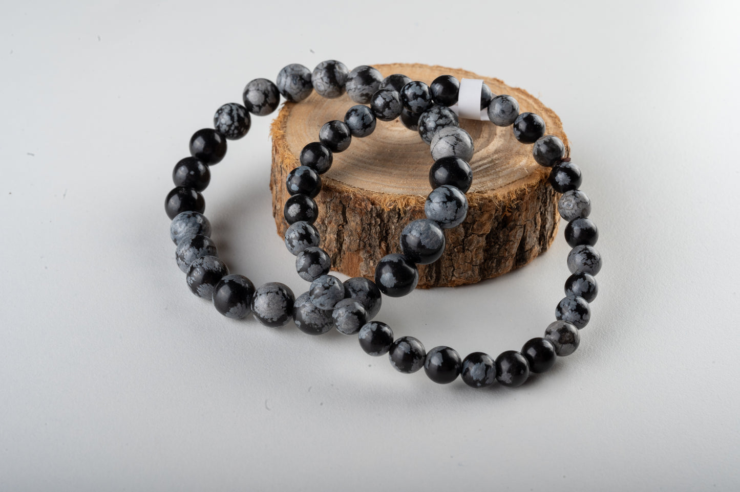 Bracelet en Obsidienne Neige – Protection