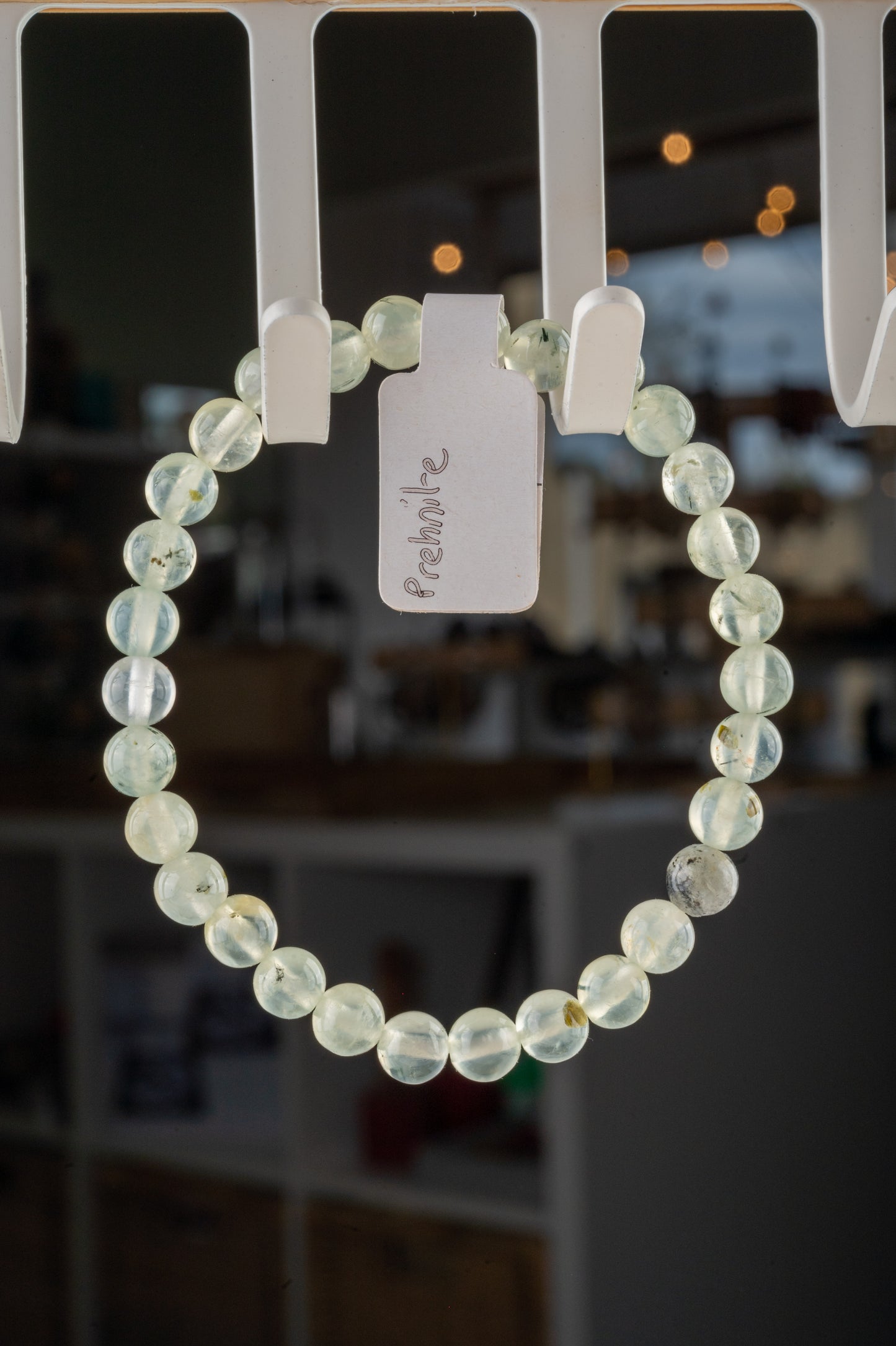 Bracelet en Prehnite - Vitalité et apaisement