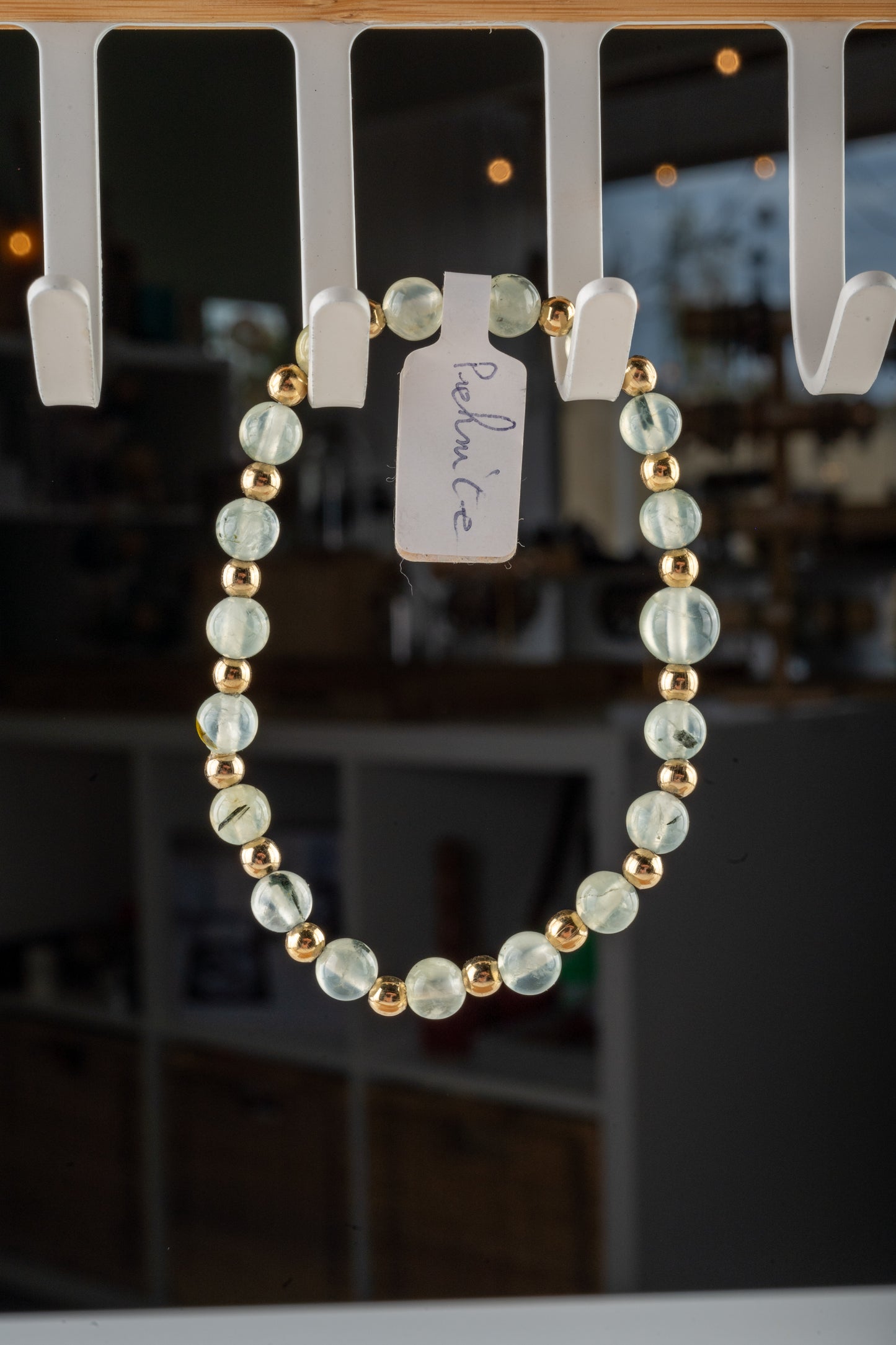 Bracelet en Prehnite - Vitalité et apaisement