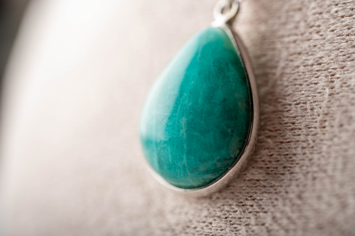 Pendentif Argent Amazonite