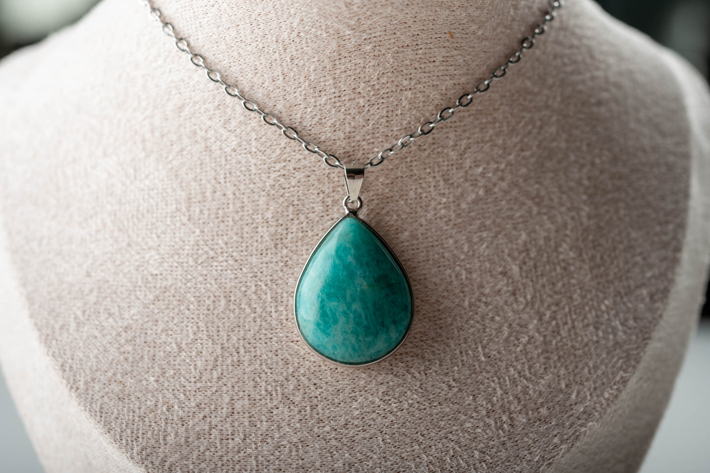 Pendentif Argent Amazonite