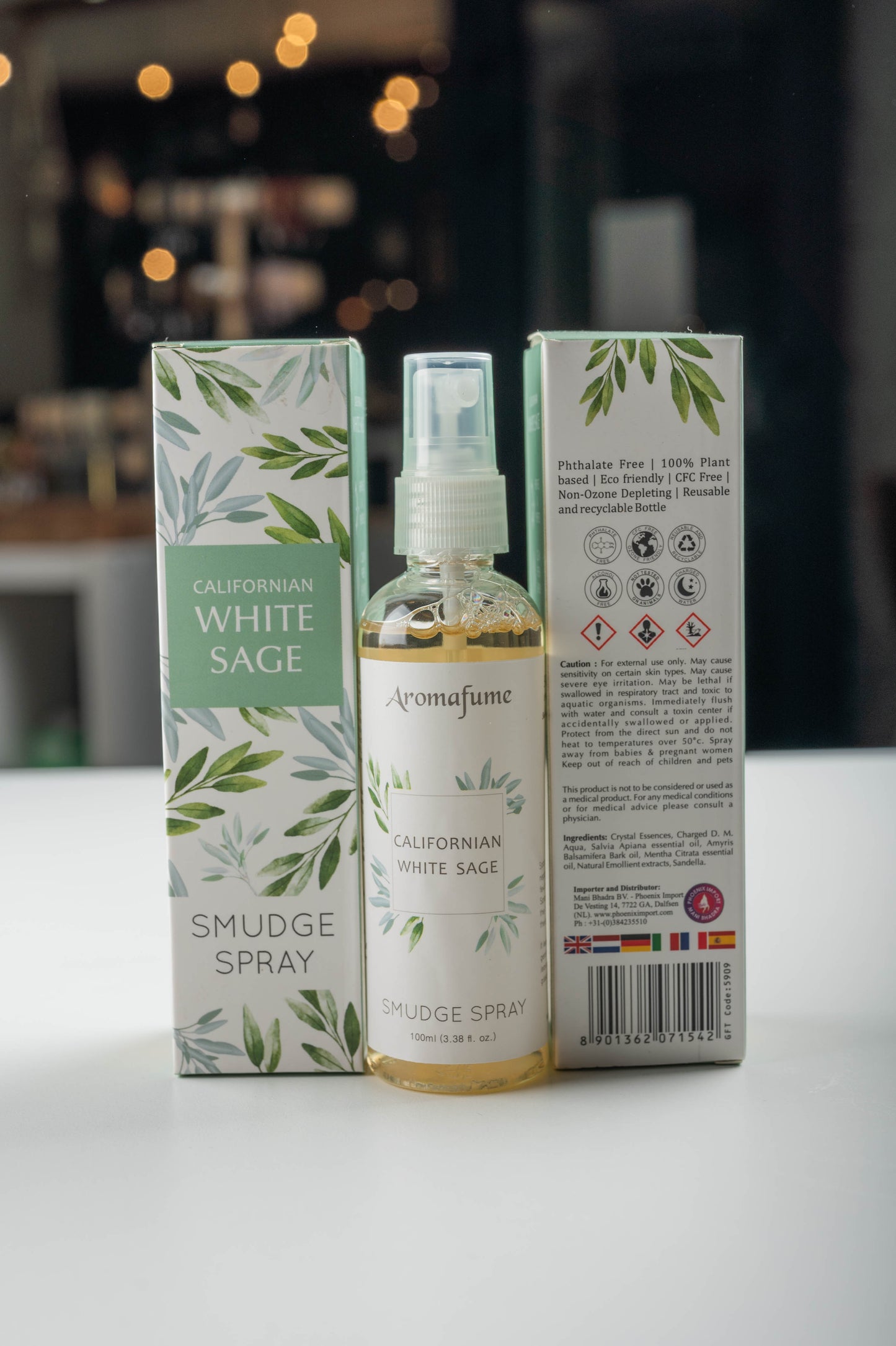 Smudge spray aromafume sauge blanche