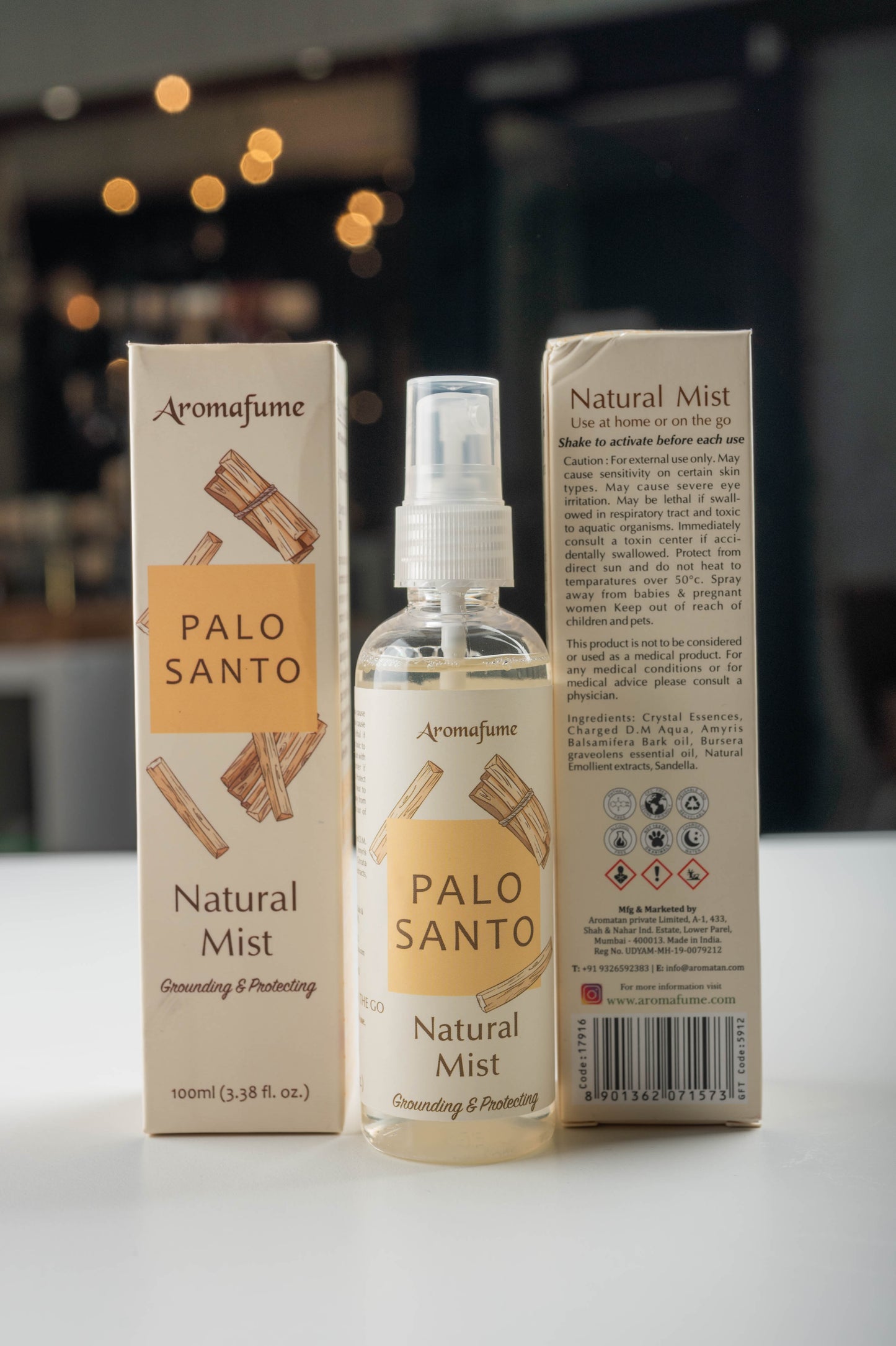 Smudge spray aromafume palo santo