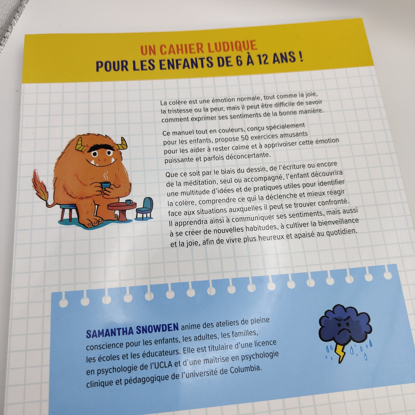 Apprivoiser sa colère - Cahier d'activités pour les enfants