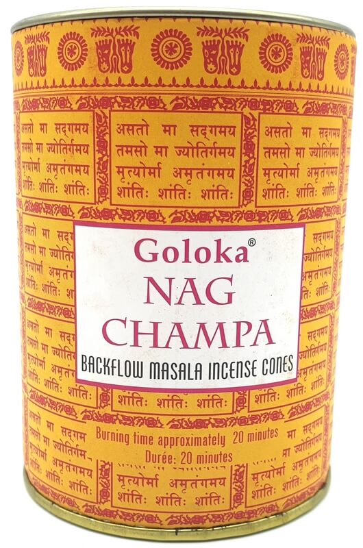 Backflow Cônes GOLOKA Nag Champa